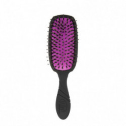 WetBrush Shine Enhancer Plaukų šepetys su natūraliais šereliais Black