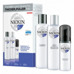 Nioxin Pro Clinical SYS6 Care System Trial Kit Plaukų priežiūros rinkinys chemiškai paveiktiems, stipriai retėjantiems plaukams Small