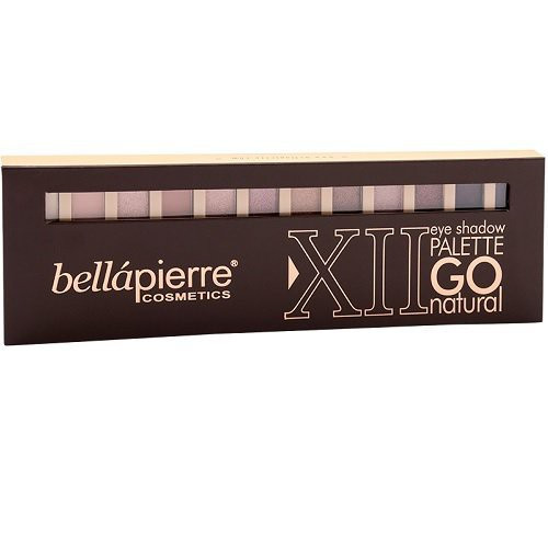 BellaPierre 12 Eyeshadow Palette-Go Akių šešėlių rinkinys Natural