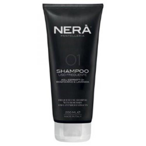 NERA PANTELLERIA 01 Frequent Use Shampoo With Rosemary And Lavender Extracts Šampūnas su rozmarino ir levandų ekstraktais 200ml