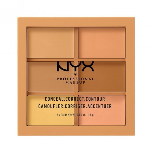 NYX Professional Makeup Conceal, Correct, Contour Palette Koreguojamoji paletė 9g