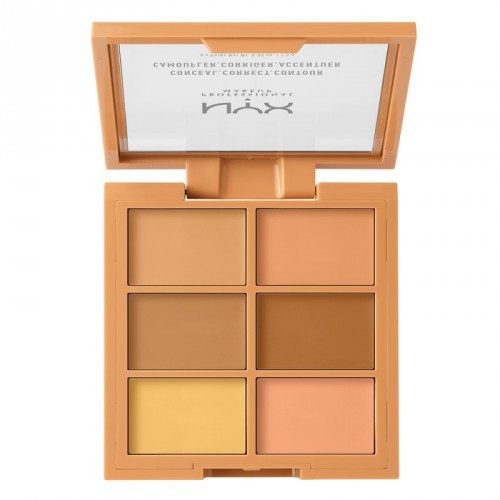 NYX Professional Makeup Conceal, Correct, Contour Palette Koreguojamoji paletė 9g