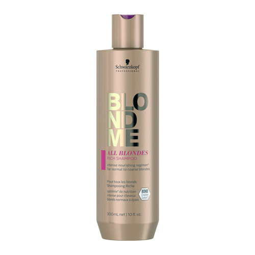 Schwarzkopf Professional BlondMe All Blondes Rich Shampoo Maitinamasis šampūnas šviesintiems plaukams 300ml