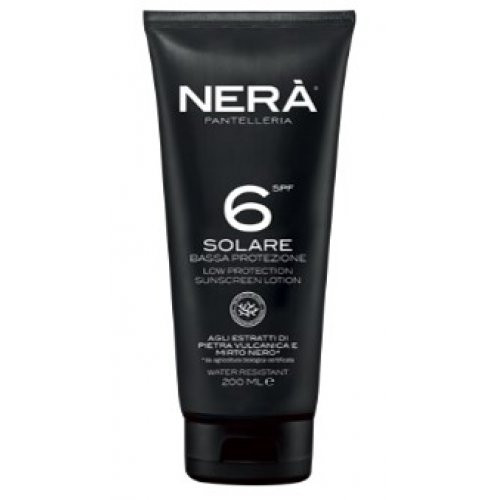 NERA PANTELLERIA Low Protection Sunscreen Lotion SPF6 Apsauginis kremas nuo saulės 200ml