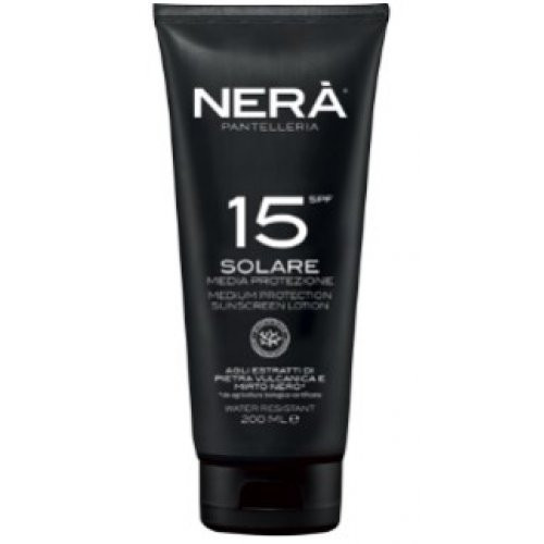 NERA PANTELLERIA Medium Protection Sunscreen Lotion SPF15 Apsauginis losjonas nuo saulės 200ml
