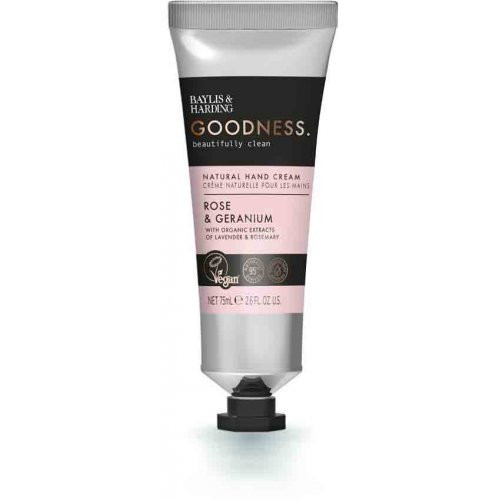 Baylis & Harding Goodness Rose & Geranium Hand Cream Rankų kremas 75ml