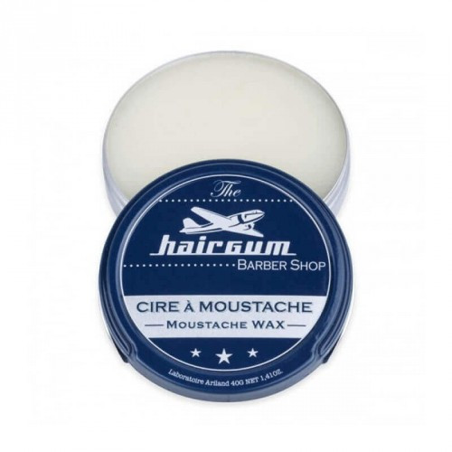 Hairgum Moustache Wax Drėkinantis ūsų vaškas 40g