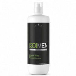 Schwarzkopf Professional 3D Men Hair&Body Vyriškas plaukų ir kūno šampūnas 250ml