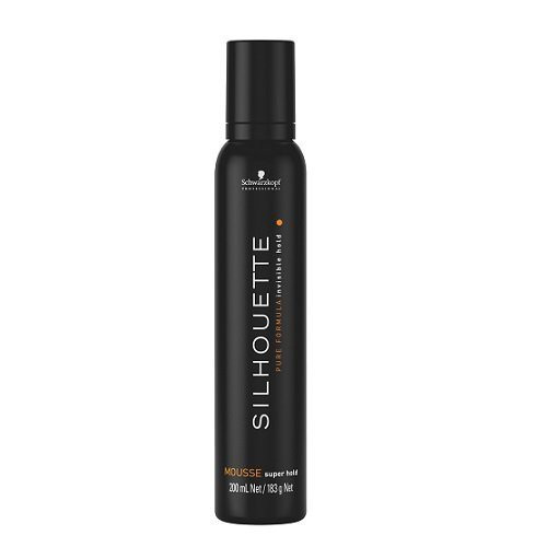 Schwarzkopf Professional Silhouette Super Hold Mousse Itin stiprios fiksacijos plaukų formavimo putos 200ml