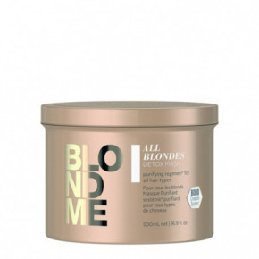 Schwarzkopf Professional BlondMe All Blondes Detox Mask Detoksikuojanti kaukė 500ml