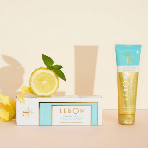 Lebon Rhythm Is Love Toothpaste Balinamoji dantų pasta su ylang ylang, yuzu ir mėta. 75ml