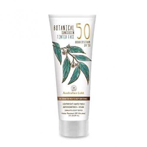 Australian Gold Botanical SPF50 Face Sunscreen Apsaugos nuo saulės BB kremas veidui su mineraliniais filtrais 89ml