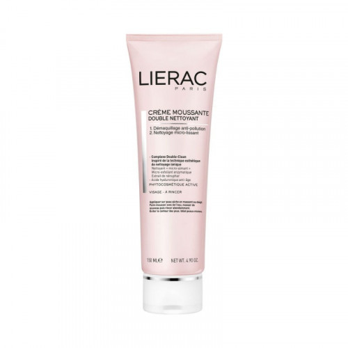 Lierac Crème Moussante Putojantis kremas veidui, kombinuotai veido odai, reikia nuplauti 150ml