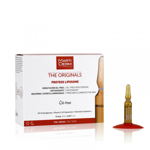 MartiDerm The Originals Proteos Liposome Ampulės veido odai su liposomomis 10amp.