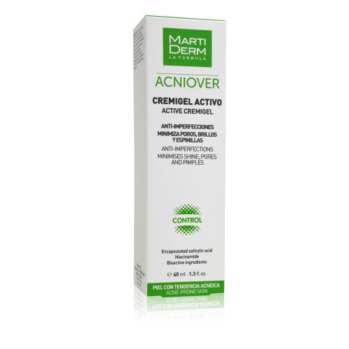 MartiDerm Acniover Active Cremigel Kremas-gelis į aknę linkusiai odai 40ml