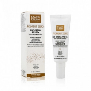 MartiDerm Pigment Zero DSP-Cream SPF 50+ Depigmentacinis veido kremas 40ml