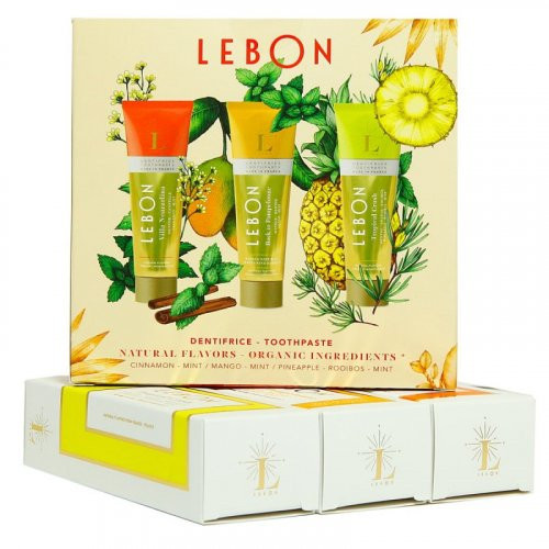 Lebon Orange Mood Gift Box Dantų pastų komplektas 3x25ml