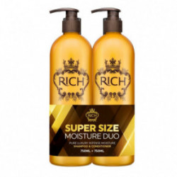 Rich Super Size Moisture Duo Plaukus drėkinantis rinkinys 2x750ml