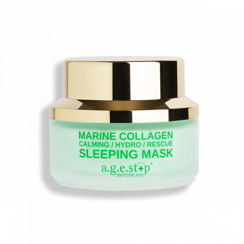 Age-Stop Marine Collagen Sleeping Mask Bio jūrinio kolageno drėkinamoji naktinė veido kaukė 60ml