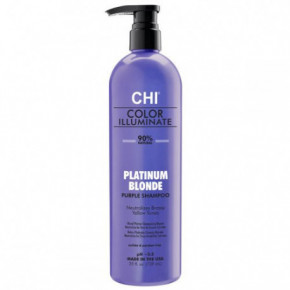 CHI Ionic Color Illuminate Platinum Blonde Shampoo Krāsu atjaunojošs šampūns 739ml