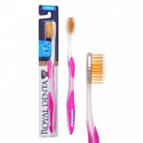 Royal Denta Gold Medium Toothbrush Hambahari keskmise pehmusega Pink