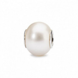 Trollbeads Baltasis Perlas 1vnt.