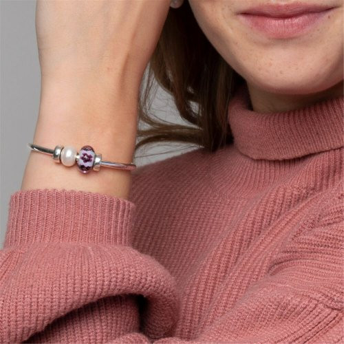 Trollbeads Baltasis Perlas 1vnt.