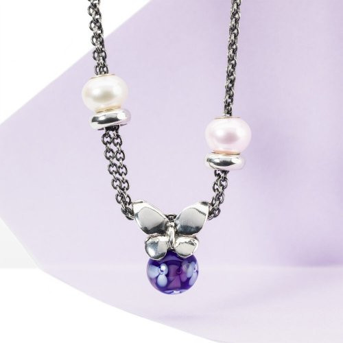 Trollbeads Baltasis Perlas 1vnt.