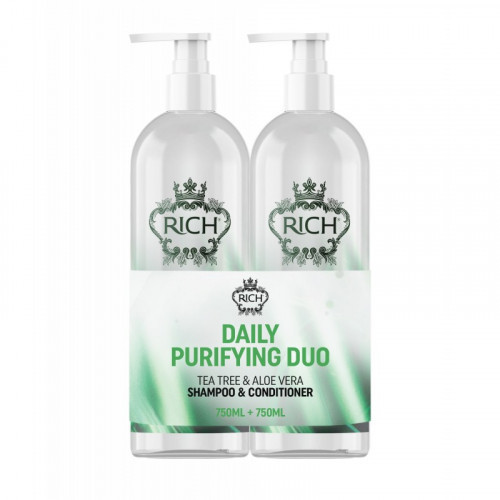 Rich Daily Purifying DUO Plaukus maitinantis ir valantis rinkinys 750ml+750ml