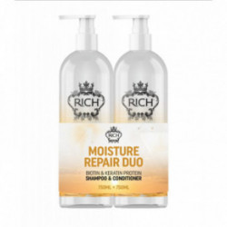 Rich Moisture Repair DUO Drėkinamasis rinkinys plaukams 750ml+750ml