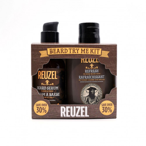 Reuzel Clean & Fresh Beard Try Me Kit Barzdos priežiūros priemonių rinkinys 1 Rinkinys