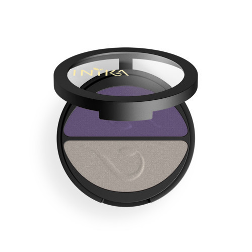 Inika Organic Pressed Mineral Eye Shadow Duo Presuotų mineralinių akių šešėlių duo 3.9g