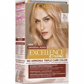 L'Oréal Paris Excellence Creme Universal Nudes Ilgalaikiai plaukų dažai 9U Very Light Blonde