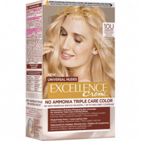 L'Oréal Paris Excellence Creme Universal Nudes Ilgalaikiai plaukų dažai 10U Universal Lightest Blonde