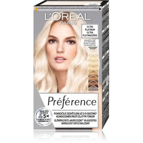 L'Oréal Paris Preference Permanent Hair Color Ilgalaikiai plaukų dažai Extreme Platinum