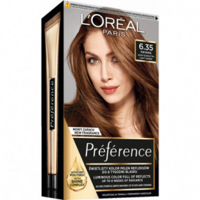 L'Oréal Paris Preference Hair Color Ilgnoturīga matu krāsa 6.35 Havana