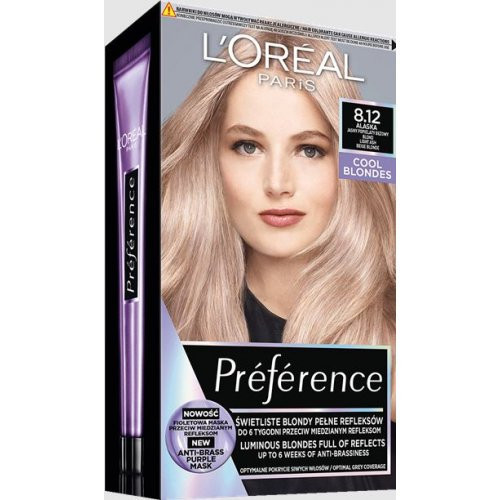 L'Oréal Paris Preference Permanent Hair Color Ilgalaikiai plaukų dažai Extreme Platinum