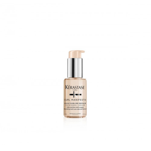 Kérastase Curl Manifesto Huile Sublime Repair Maitinamasis, daugiafunkcis garbanotų plaukų aliejus 50ml