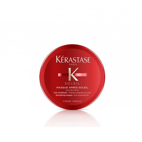 Kérastase Soleil Masque Apres Gaivinamoji kaukė su kokosų vandeniu saulės paveiktiems plaukams 200ml