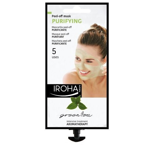 IROHA Purifying Valanti veido kaukė su žaliąja arbata 25ml