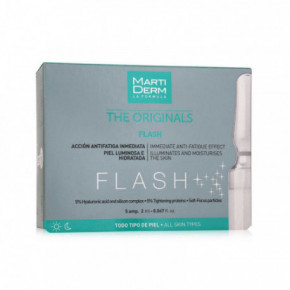 MartiDerm The Originals Flash Ampoules Näoampullid väsimusmärkide eemaldamiseks 5amp.