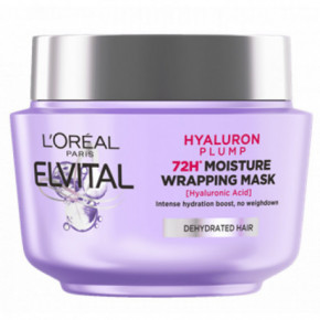 L'Oréal Paris Elvital Hyaluron Plump 72H Moisture Wrapping Mask Mitrinoša maska 300ml