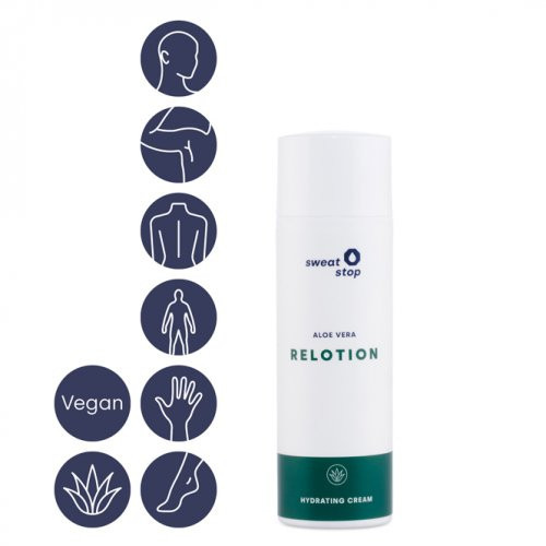 Sweatstop Aloe Vera Relotion Hydrating Cream Odos priežiūros losjonas 50ml