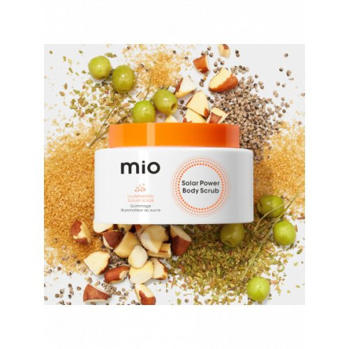 Mio Solar Power Illuminating Sugar Body Scrub Spindesio suteikiantis kūno šveitiklis 275g.