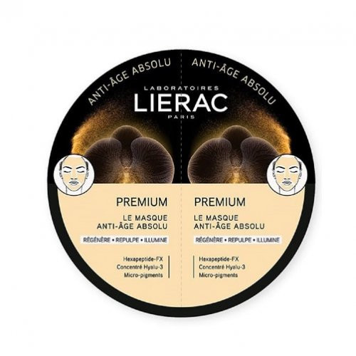 Lierac Premium Duo Mask Lakštinė veido kaukė 2x6ml