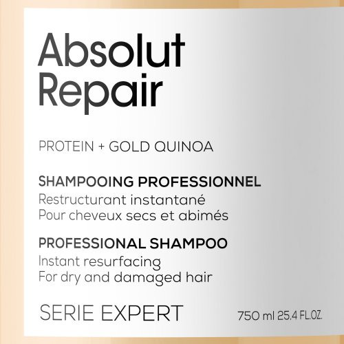 L'Oréal Professionnel Absolut Repair Shampoo Atkuriamasis labai pažeistų plaukų šampūnas 500ml