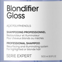 L'Oréal Professionnel Serie Expert Blondifier Gloss Šampūnas šviesiems plaukams 300ml