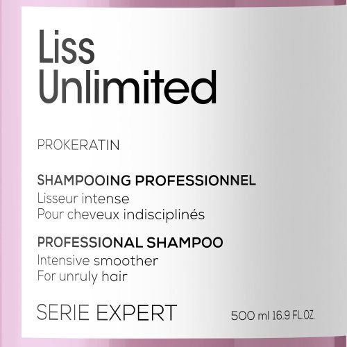 L'Oréal Professionnel Liss Unlimited Nepaklusnių plaukų šampūnas 300ml
