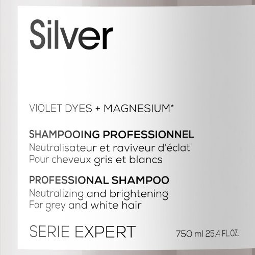 L'Oréal Professionnel Serie Expert Silver Atspalvį koreguojantis šampūnas 300ml