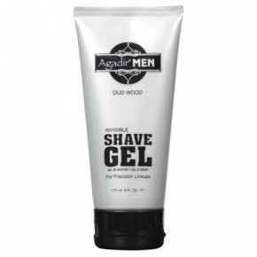 Agadir Oud Wood Invisible Shave Gel Raseerimisgeel meestele 177ml